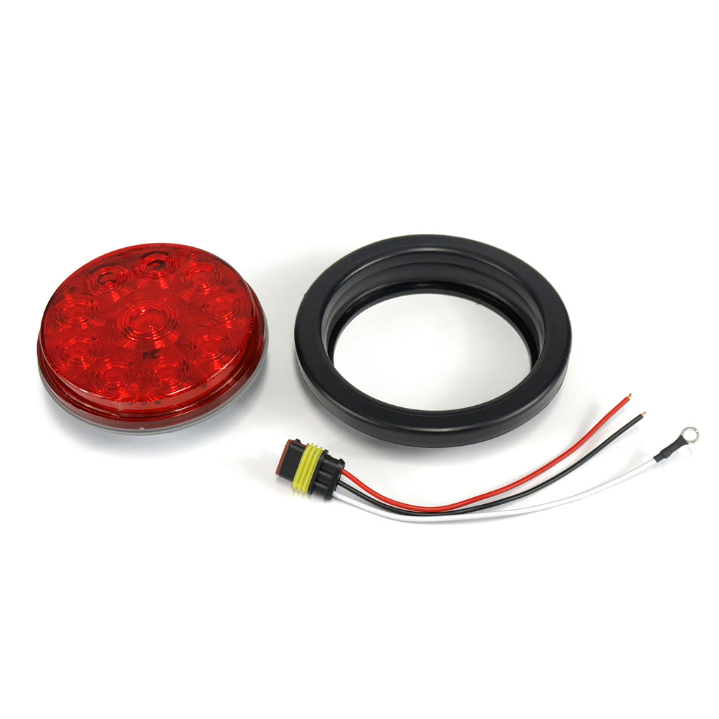 Lumière de position LED 4" rouge 10 diodes - RecreaShop