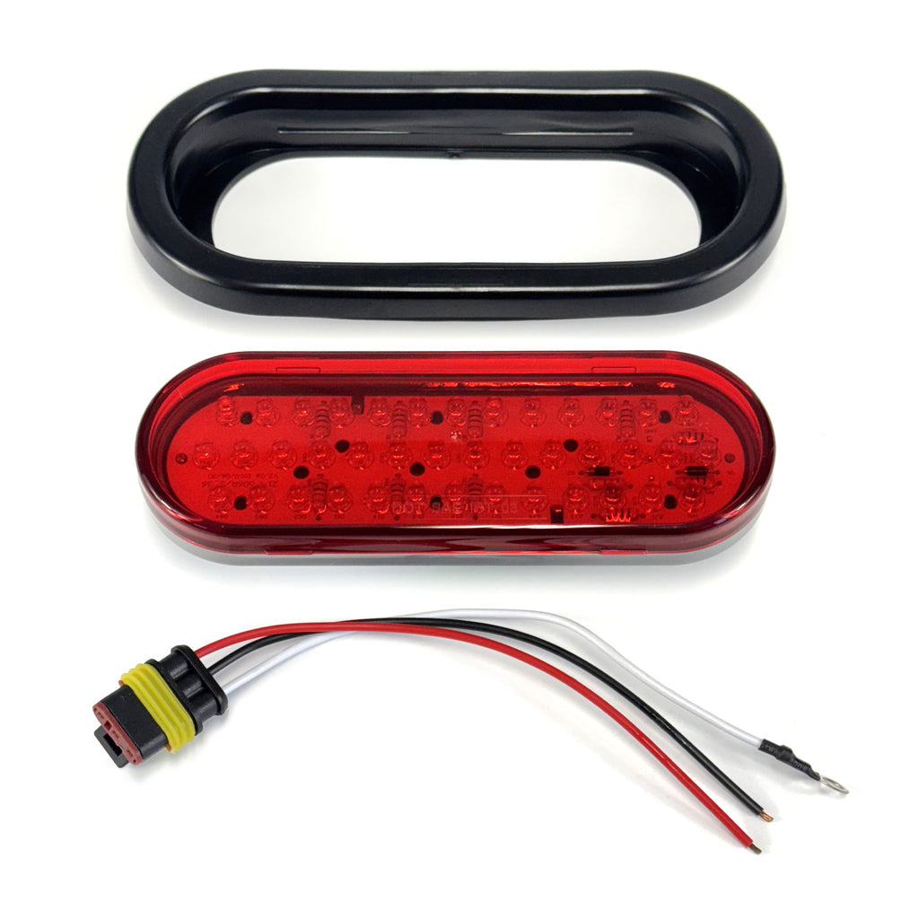 Lumière de position LED 6 1/2" x 2 1/4" rouge 40 diodes - RecreaShop