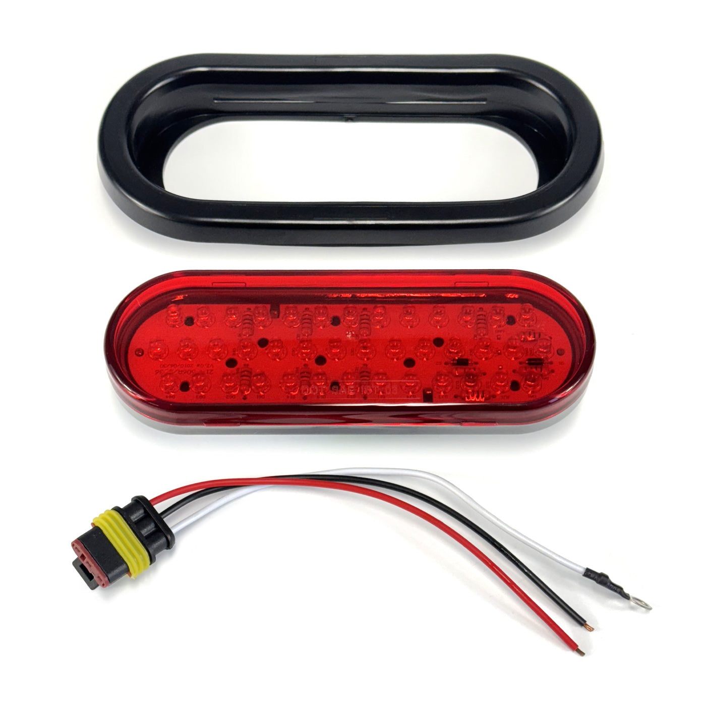 Lumière de position LED 6 1/2" x 2 1/4" rouge 40 diodes - RecreaShop