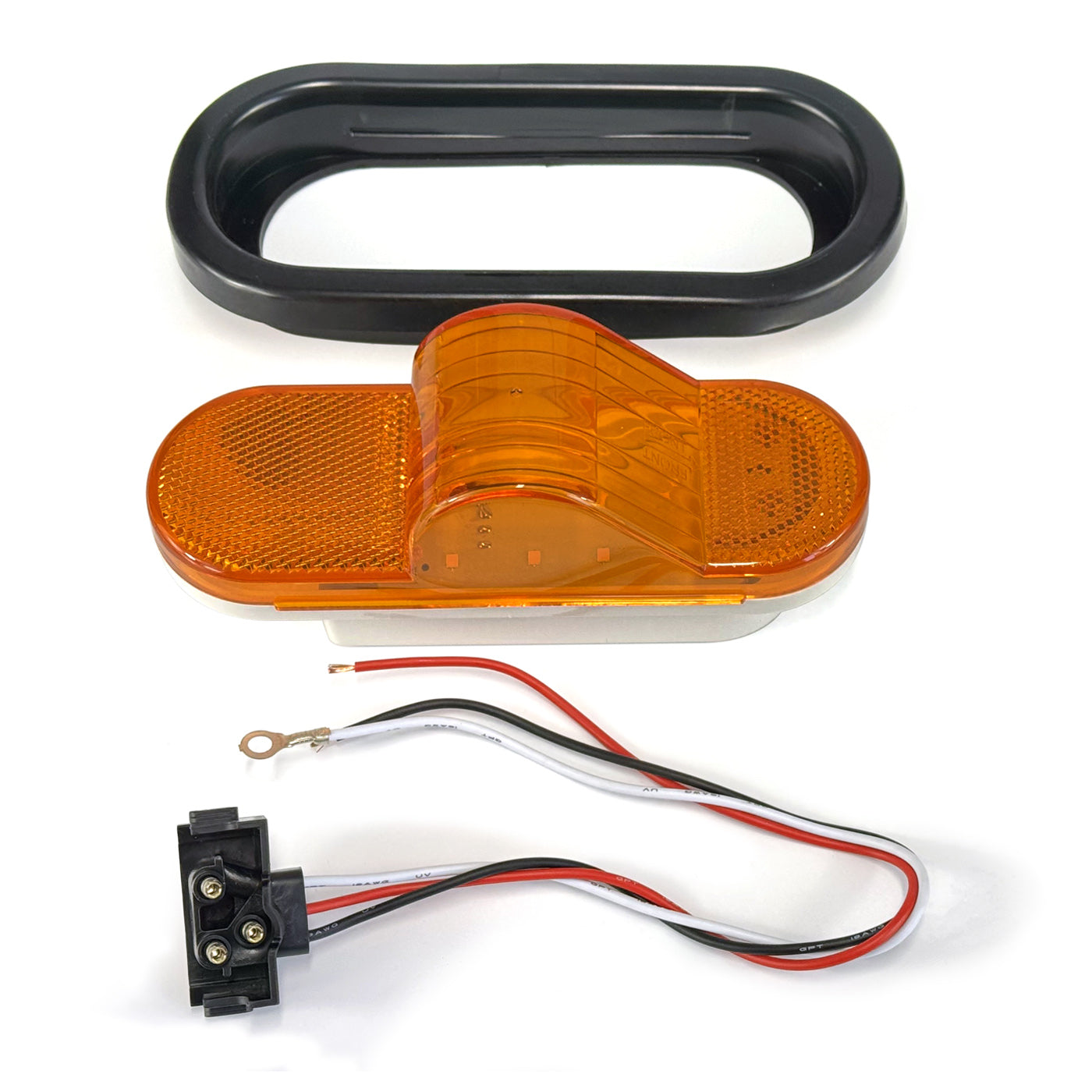 Lumière de position LED 6 1/2" x 2 1/4" ambre 15 diodes - RecreaShop