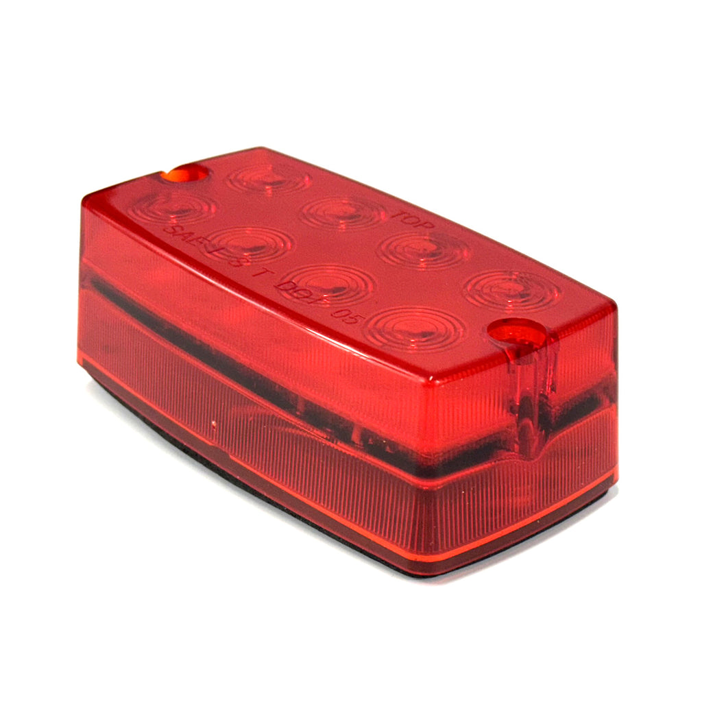 Lumière de position LED 4 1/2" x 2" x 1 3/4" rouge 15 diodes - RecreaShop