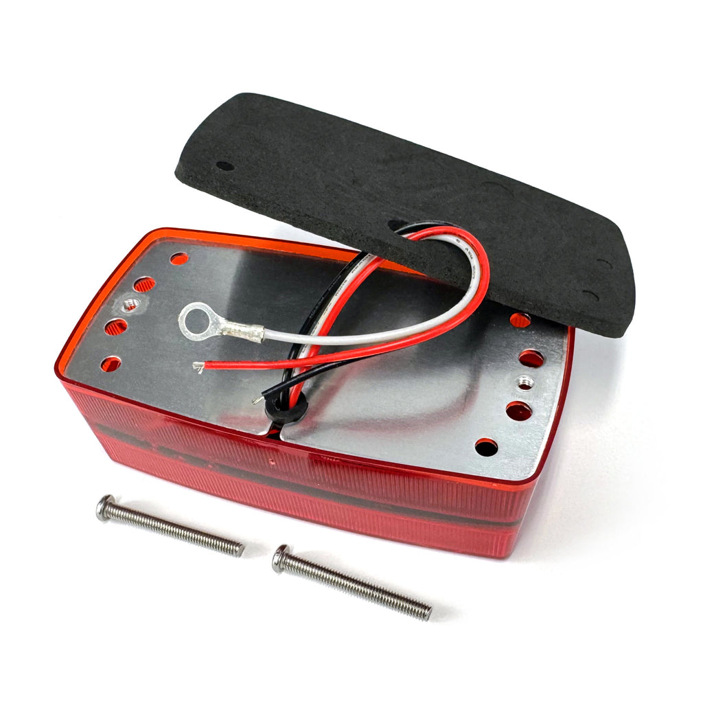 Lumière de position LED 4 1/2" x 2" x 1 3/4" rouge 15 diodes - RecreaShop