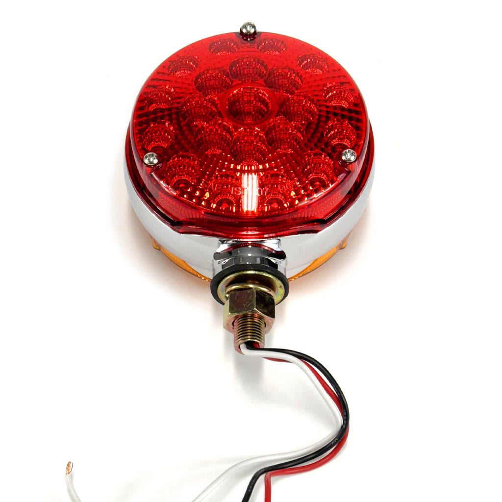 Lumière de position LED 2 faces 4" ambre et rouge 21 diodes - RecreaShop
