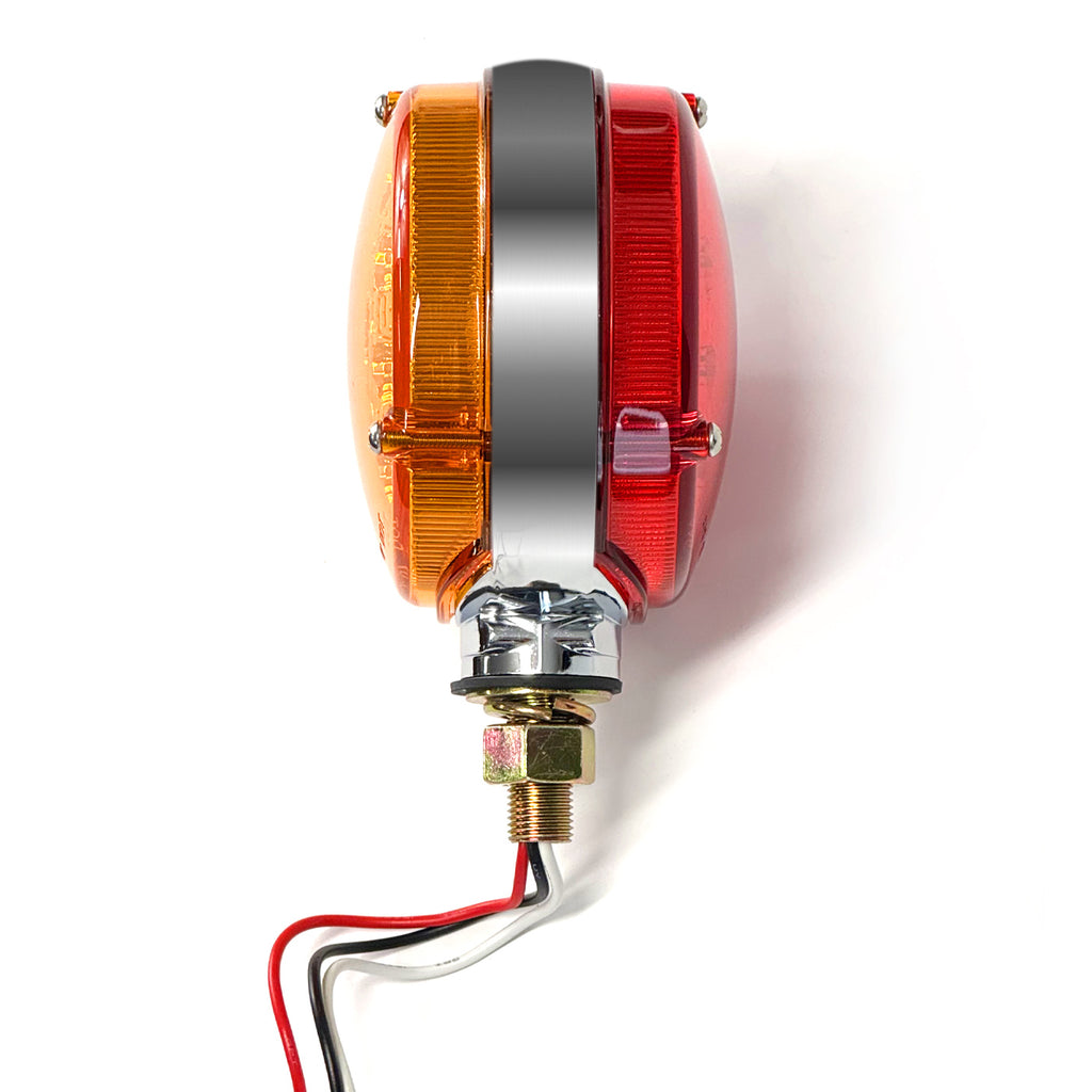 Lumière de position LED 2 faces 4" ambre et rouge 21 diodes - RecreaShop