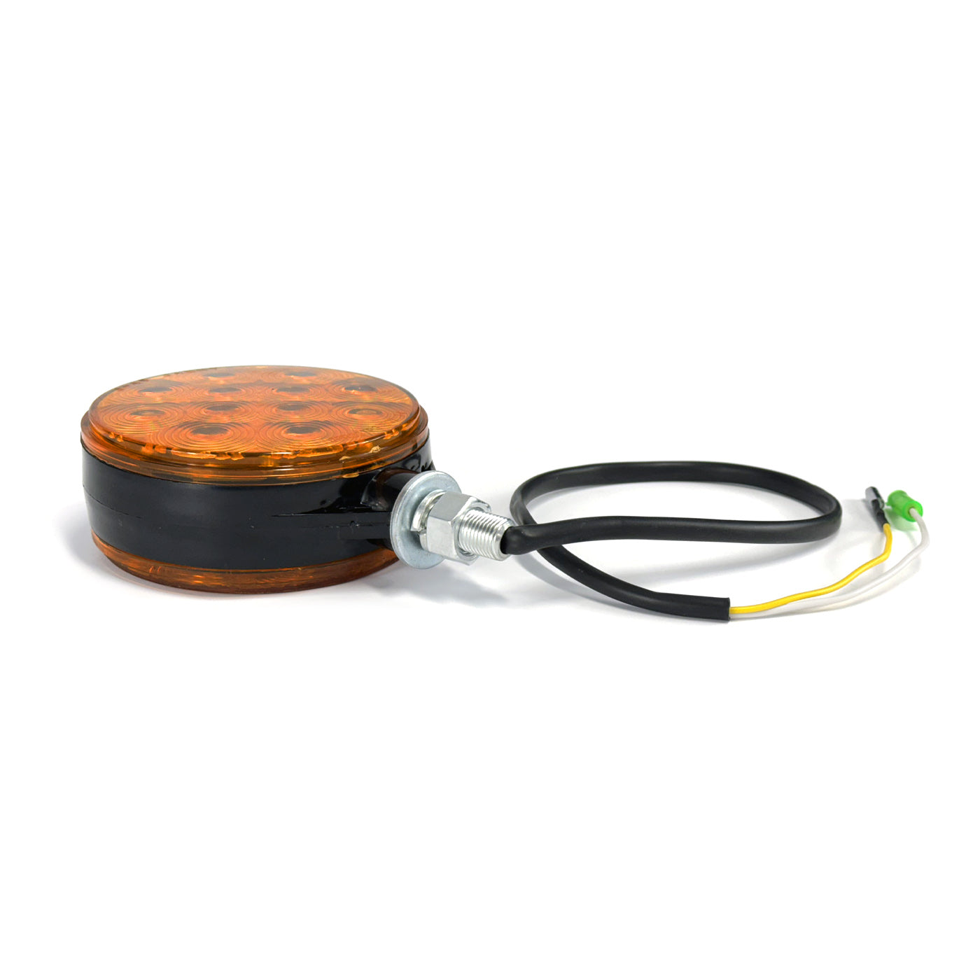 Lumière de position LED 2 faces 4 3/4" x 4 1/3" x 1 4/5" ambre 12 diodes - RecreaShop
