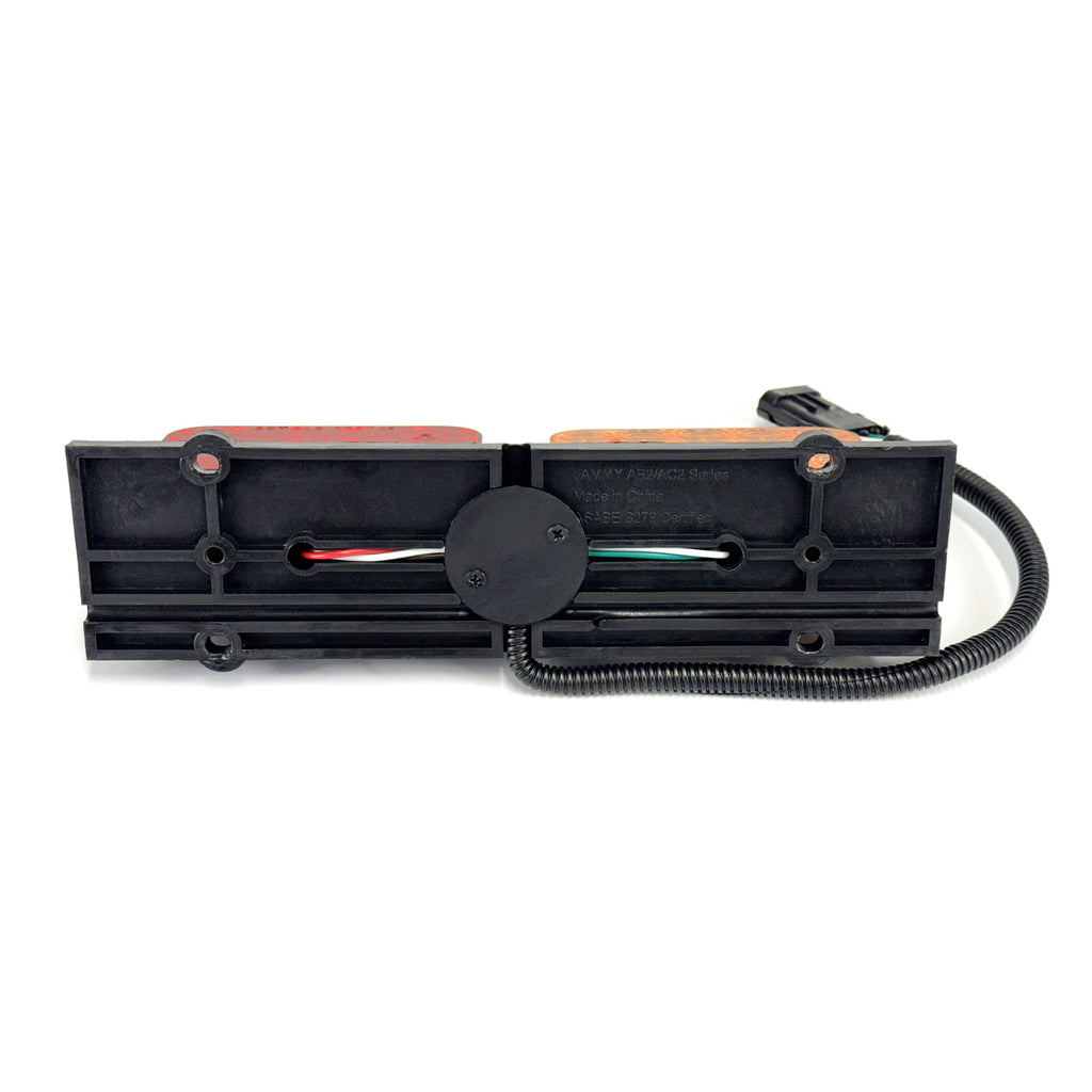 Lumière de position LED droite 2 faces 11 5/8" x 2 7/8" x 4 1/2" ambre et rouge - RecreaShop