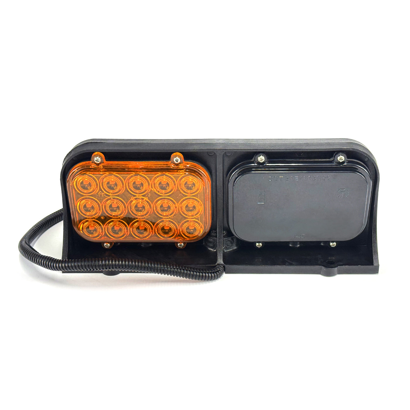 Lumière de position LED droite 2 faces 11 5/8" x 2 7/8" x 4 1/2" ambre et rouge - RecreaShop