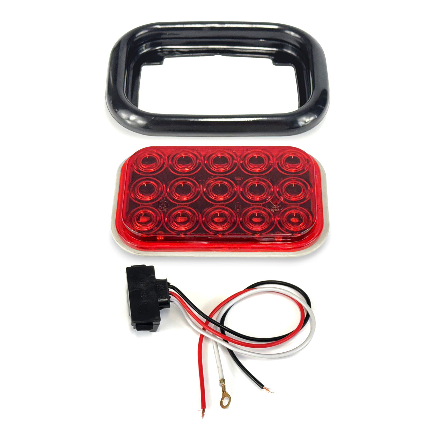 Lumière de position LED 3" x 5" rouge 15 diodes - RecreaShop
