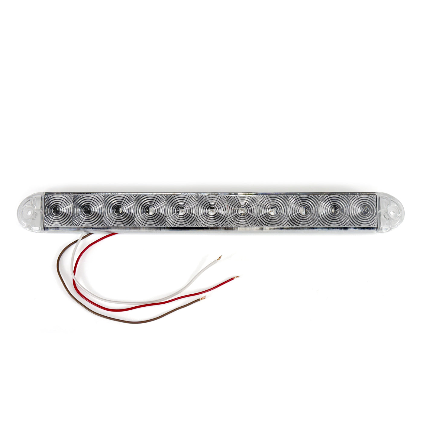 Barre de lumières LED 15 1/2" x 1 5/8" x 3/4" claire 11 diodes rouges - RecreaShop