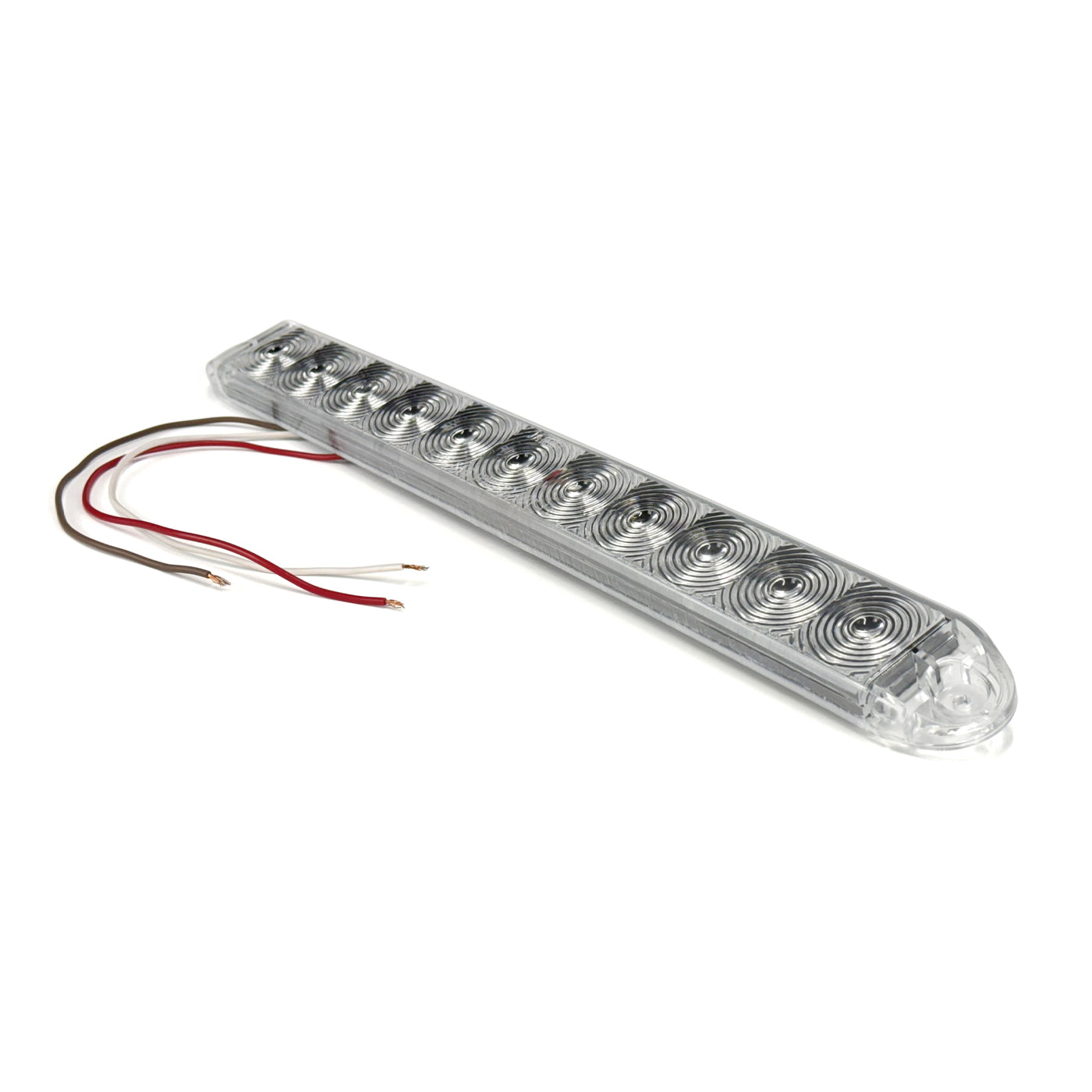 Barre de lumières LED 15 1/2" x 1 5/8" x 3/4" claire 11 diodes rouges - RecreaShop