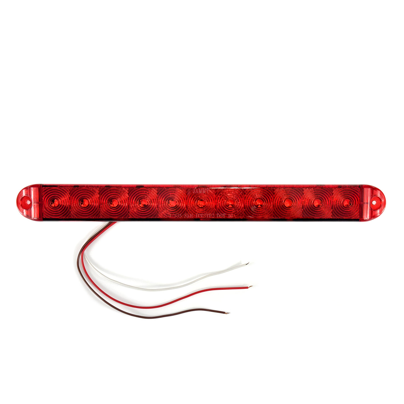 Barre de lumières LED 15 1/2" x 1 5/8" x 3/4" rouge 11 diodes - RecreaShop