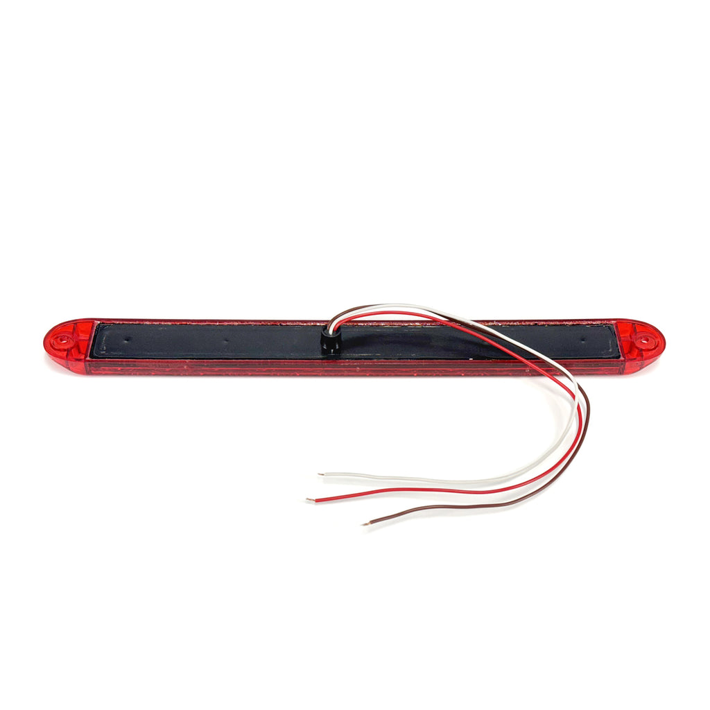 Barre de lumières LED 15 1/2" x 1 5/8" x 3/4" rouge 11 diodes - RecreaShop