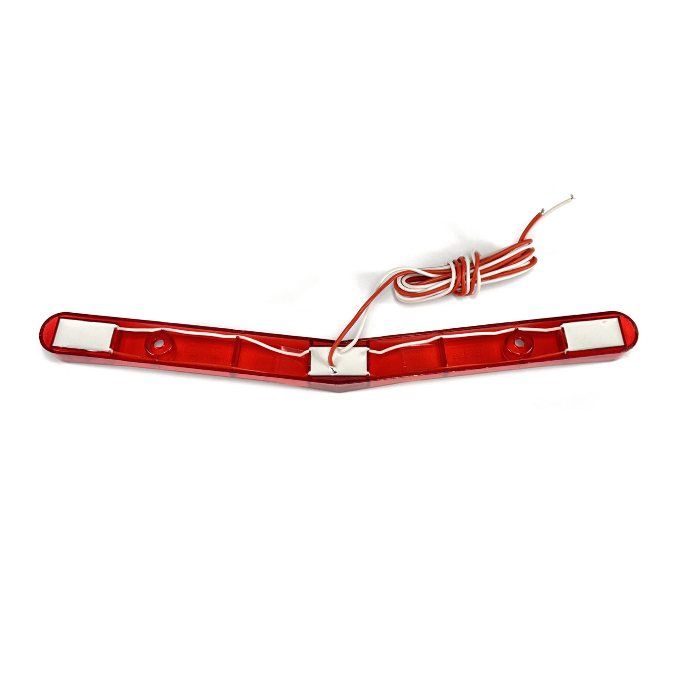 Barre de lumières LED 14 1/8" x 1 3/8" x 1" rouge pour bateau (barre en V) - RecreaShop