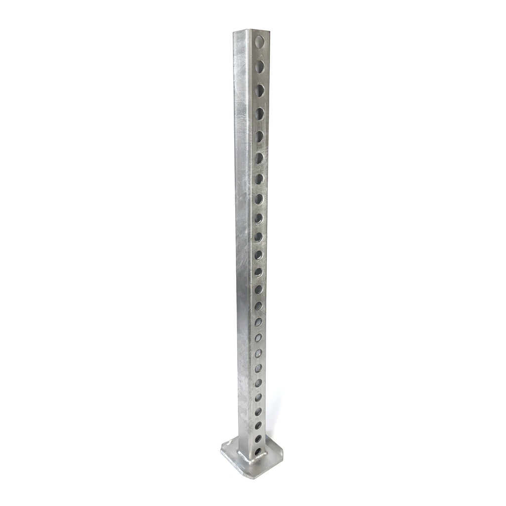 Pied stabilisateur 36" tube carré galvanisé 2" base 5" x 5" - RecreaShop