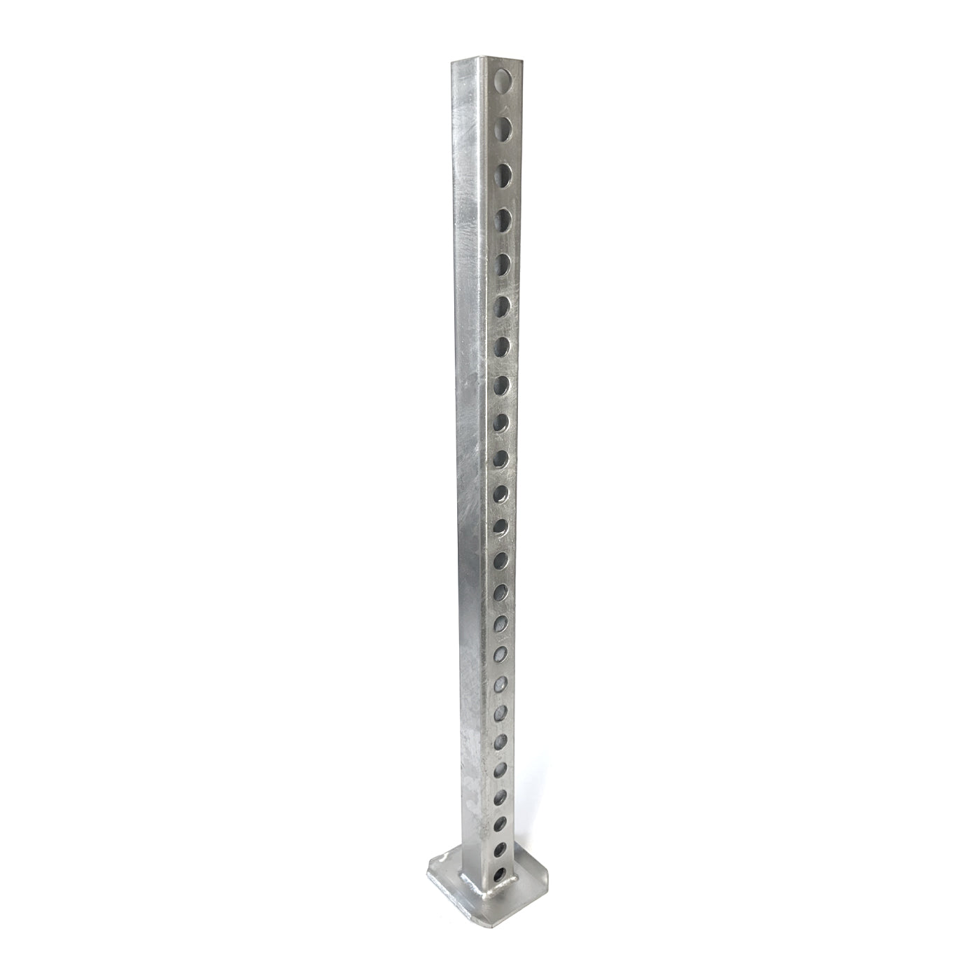 Pied stabilisateur 36" tube carré galvanisé 2" base 5" x 5" - RecreaShop