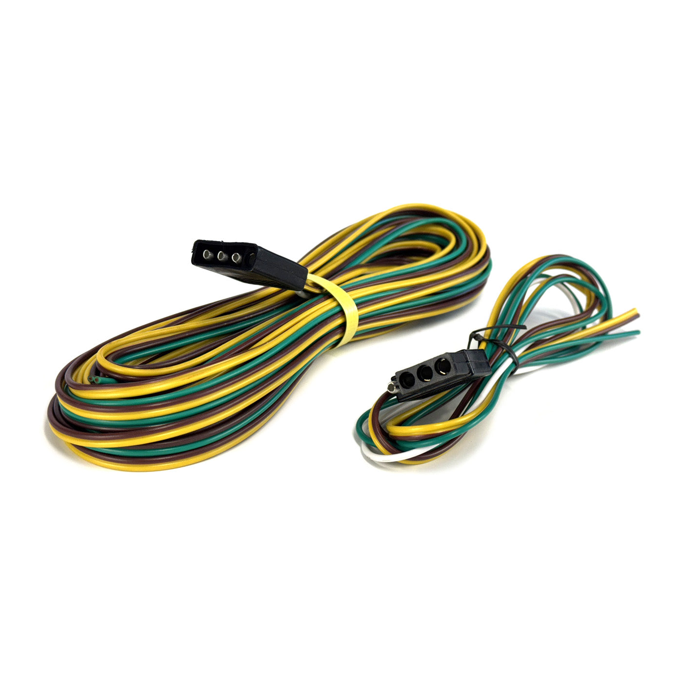 Ensemble de lumières inc. 4 1/2" x 4 1/2" rouges avec fil 25' (large) - RecreaShop