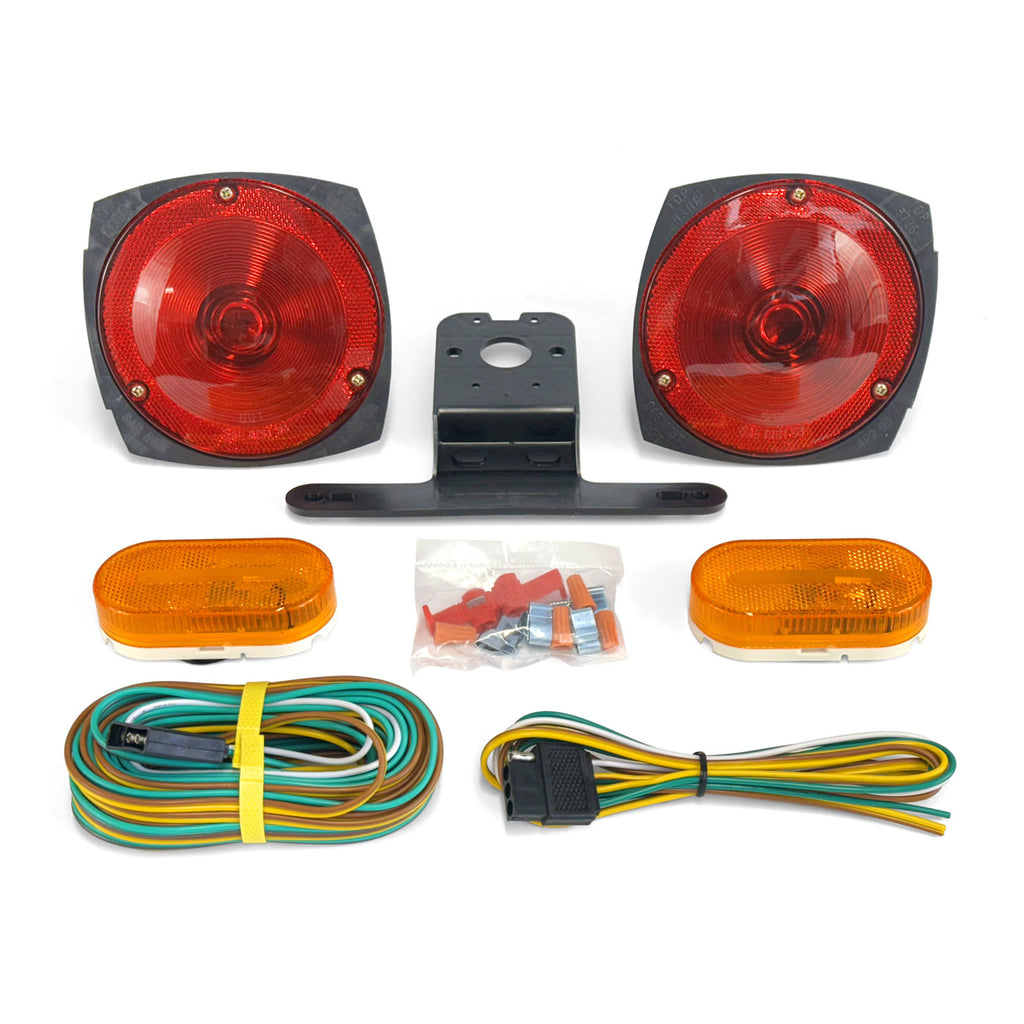 Ensemble de lumières inc. 5" rouges avec fil 20' - RecreaShop