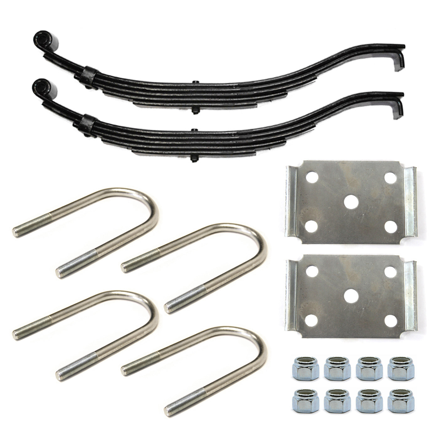 Ensemble de ressorts 7K à glissière 5L 25 1/2" x 2" pour tube 3" bushing 5/8" avec quinc. - RecreaShop