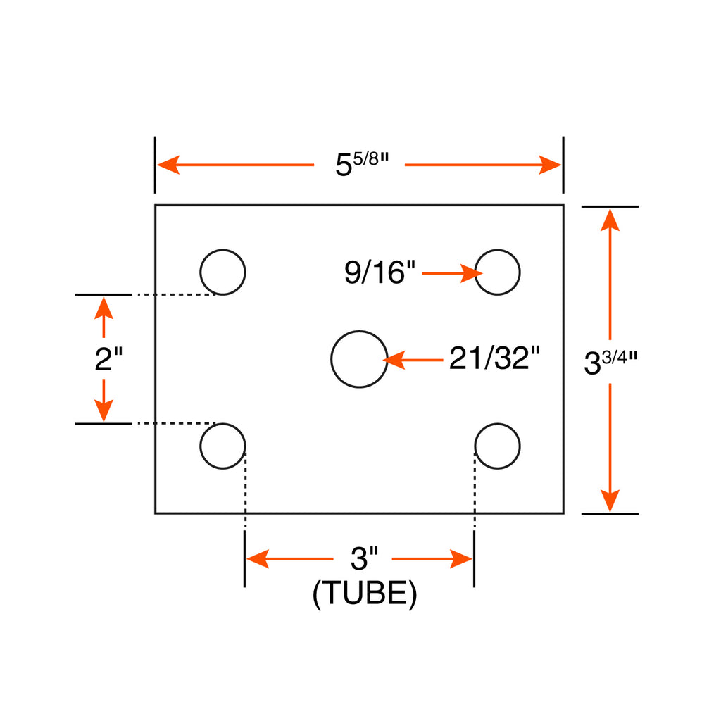Ensemble de ressorts 7K à glissière 5L 25 1/2" x 2" pour tube 3" bushing 5/8" avec quinc. - RecreaShop