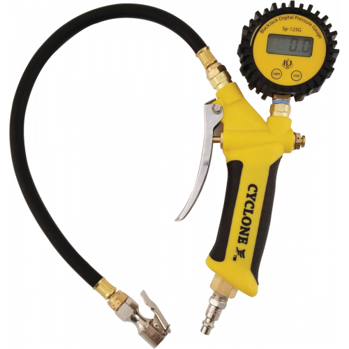 Gonfleur/dégonfleur de pneus Cyclone à jauge digitale - Récréashop