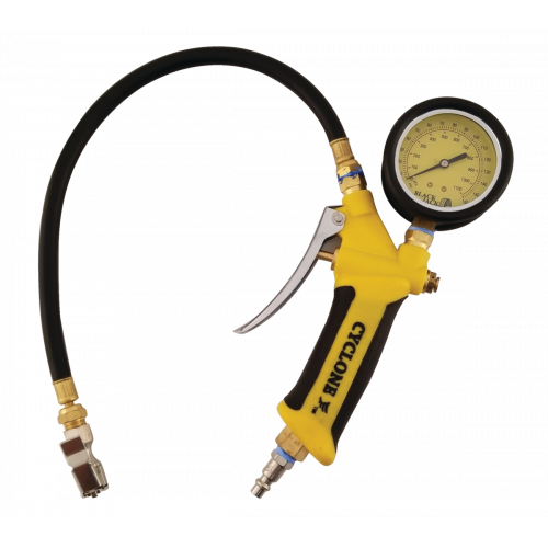 Gonfleur/dégonfleur de pneus Cyclone à jauge analogique - Récréashop
