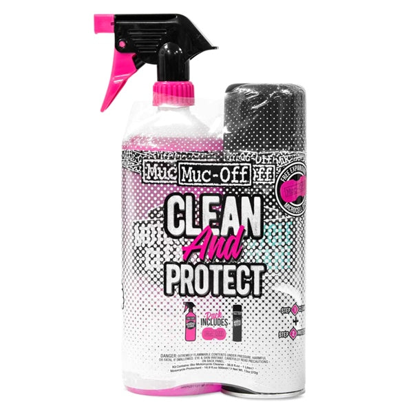 Muc-Off Ensemble de nettoyant et protecteur pour moto - RecreaShop