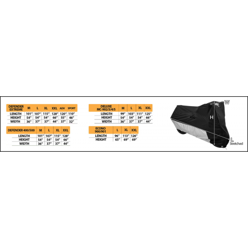 DEX-SPRT Housse Defender Extreme moto Sport - Récréashop