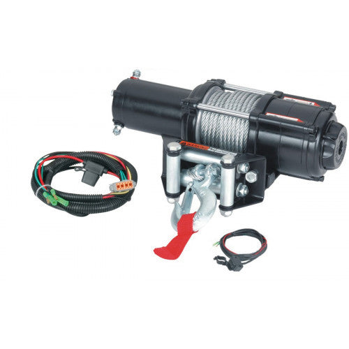 Treuil VTT Quadrax® 3600lbs avec télécommande avec fil - Récréashop
