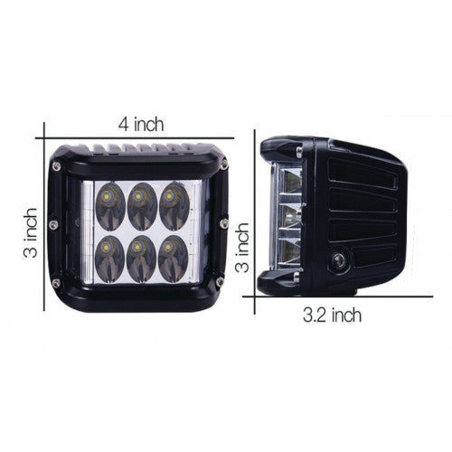 Lumières DEL cube SS à faisceau large - Récréashop