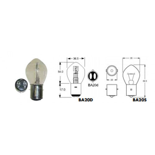 European Bikes, Scooter Vespa-Lambretta, Headlight Bosch style - Récréashop