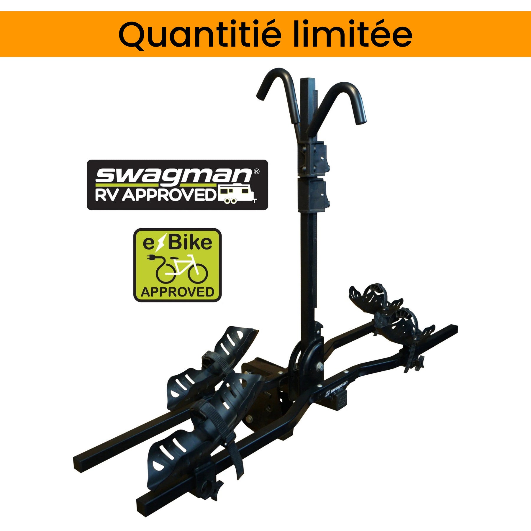 Porte-Vélos électriques E-Bike Rack E-Spec Noir - Swagman 66689 - Récréashop