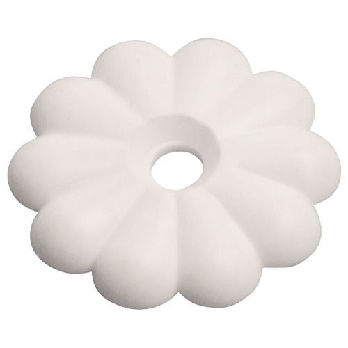 WHITE ROSETTE w/SCREWS 15 - Récréashop