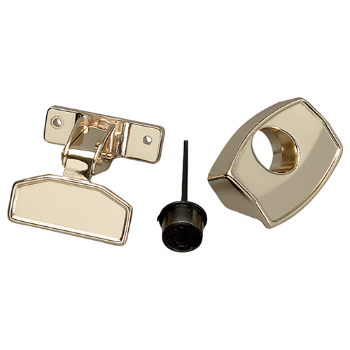 BATHROOM DOOR LATCH-BRASS - Récréashop