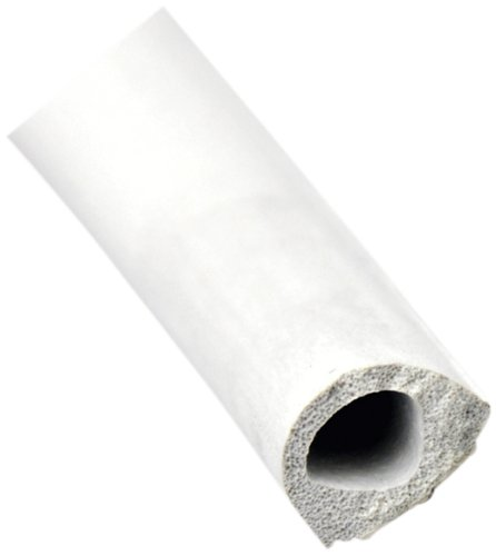Caoutchouc D-Seal Blanc avec ruban adhésif 1/2"x 3/8"x50' - Récréashop