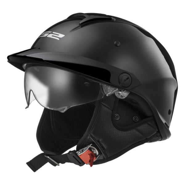 LS2 Demi-casque Rebellion Solid Noir - RecreaShop