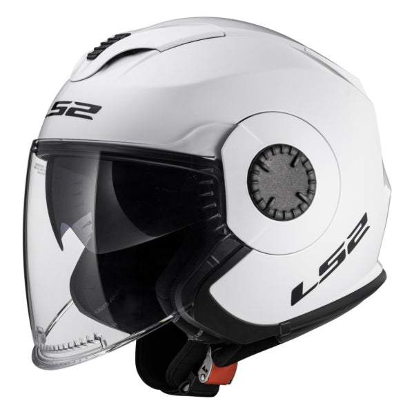 LS2 Casque Ouvert Verso Solid Blanc - RecreaShop