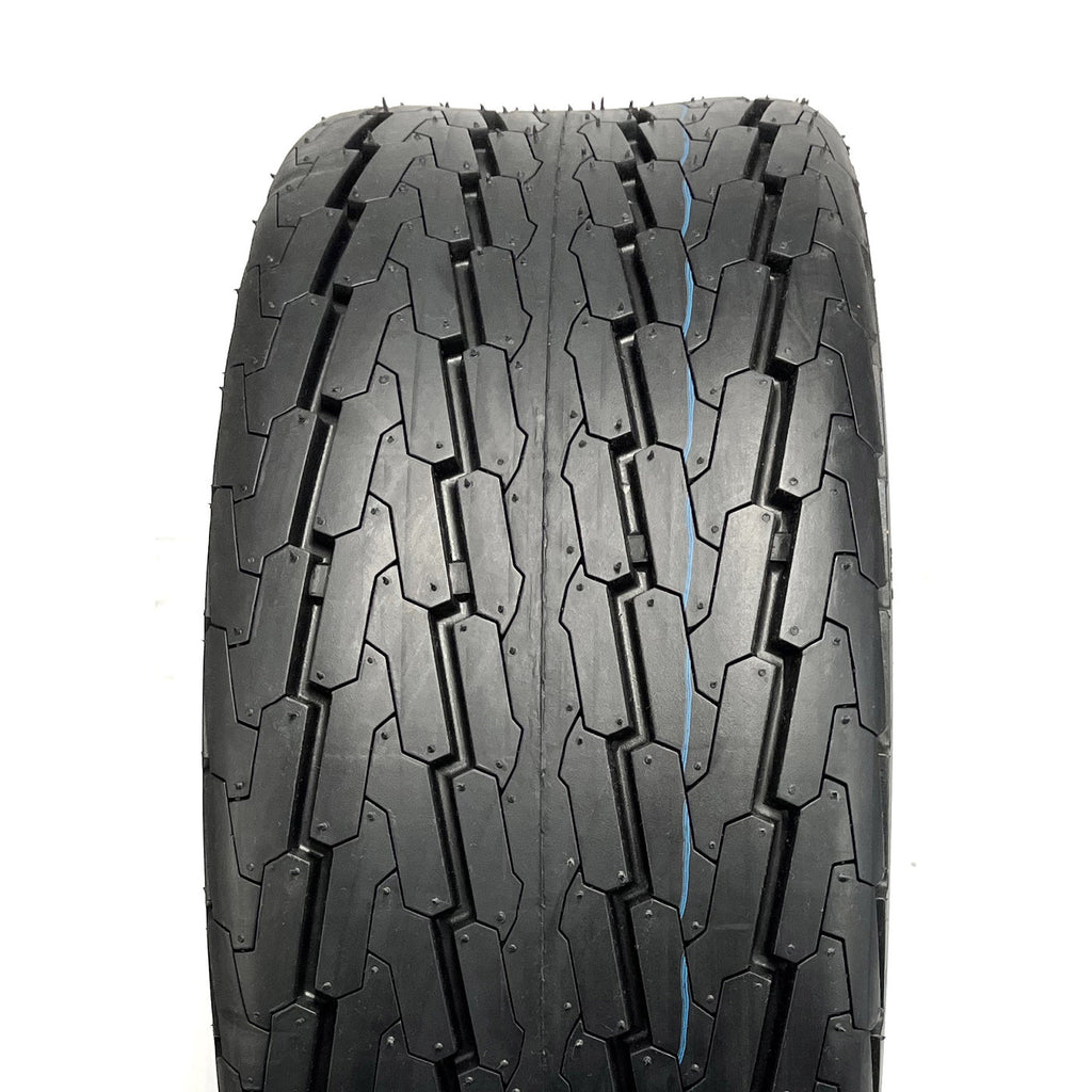 Pneu 20.5" x 8" x 10" 10 plis LRE 1535 lbs Hakuba et jante 10" 4 trous blanche - RecreaShop