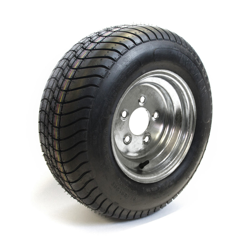 Pneu 20.5" x 8" x 10" 12 plis LRF 1670 lbs Hakuba et jante 10" 5 trous galvanisée - RecreaShop