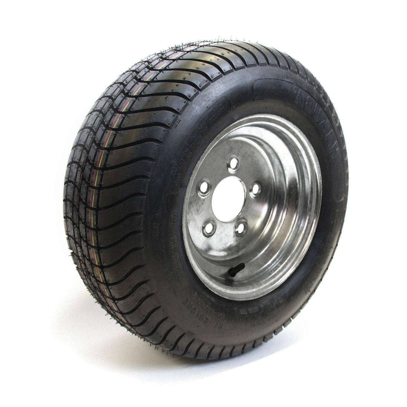 Pneu 20.5" x 8" x 10" 12 plis LRF 1670 lbs Hakuba et jante 10" 5 trous galvanisée - RecreaShop