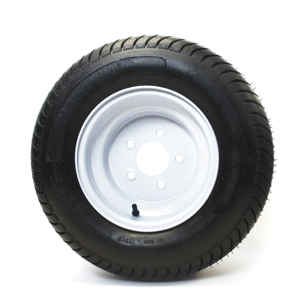 Pneu 20.5" x 8" x 10" 12 plis LRF 1670 lbs Hakuba et jante 10" 5 trous blanche - RecreaShop