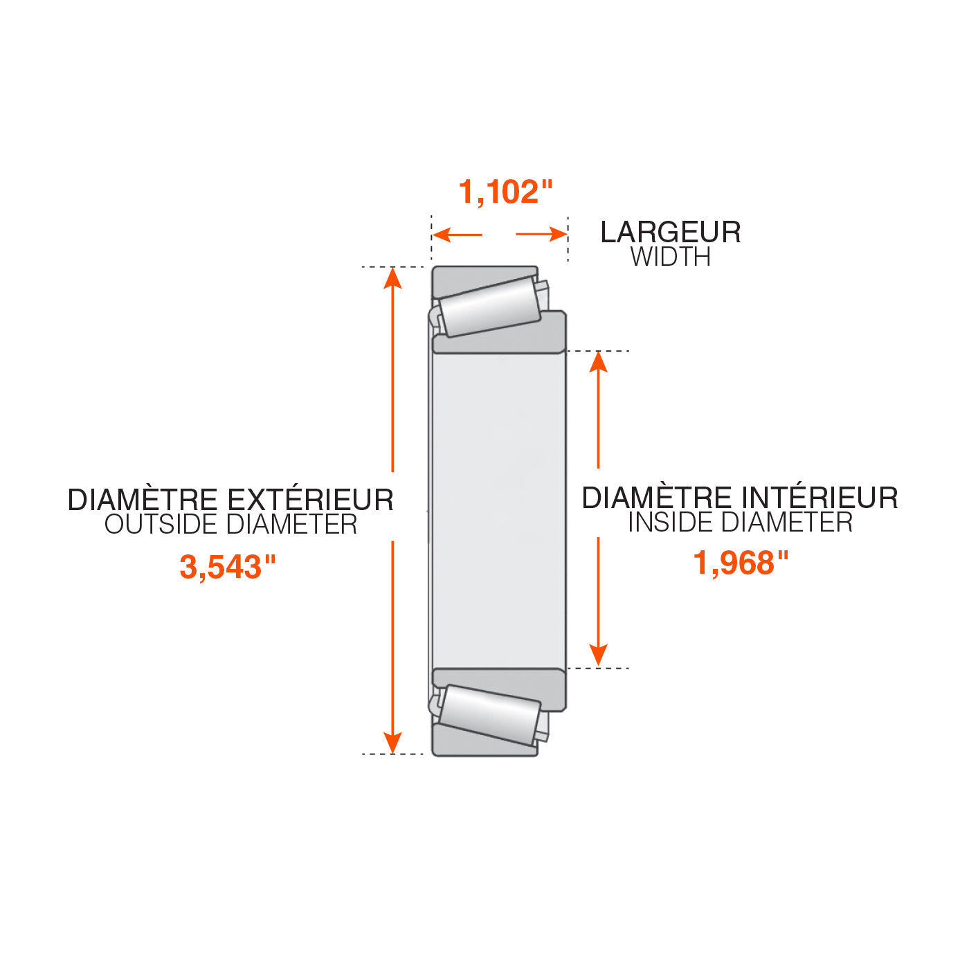 Roulement extérieur 10K HD-12K-16K - RecreaShop