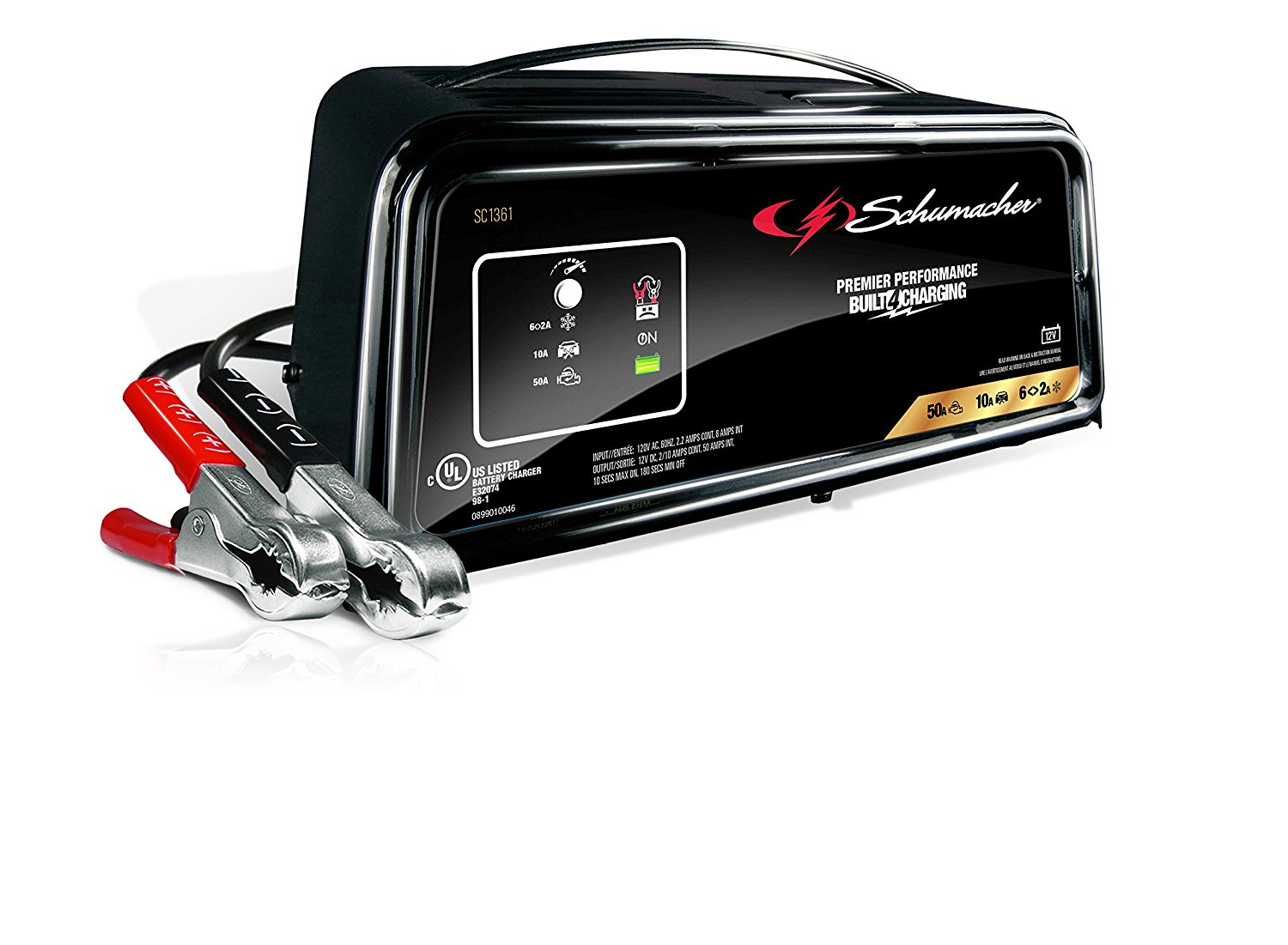 CHARGEUR A BATTERIE 2-10-50 AMP 12V - Récréashop
