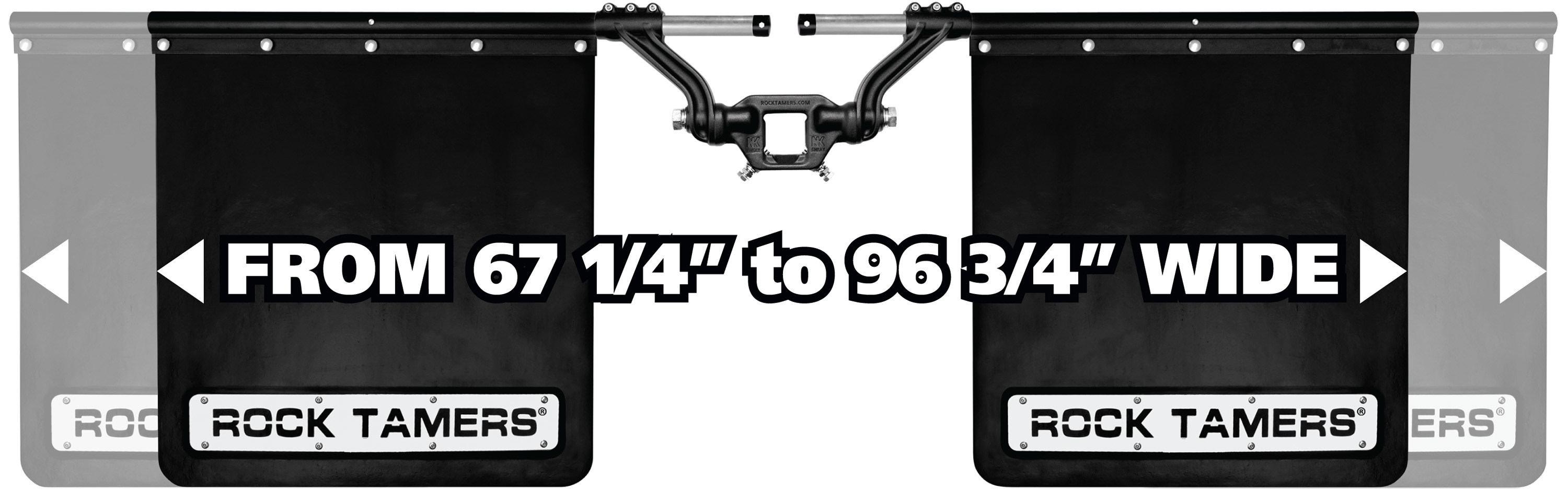 00108™ MUDFLAP SYSTEM - ROCK TAMERS - Récréashop