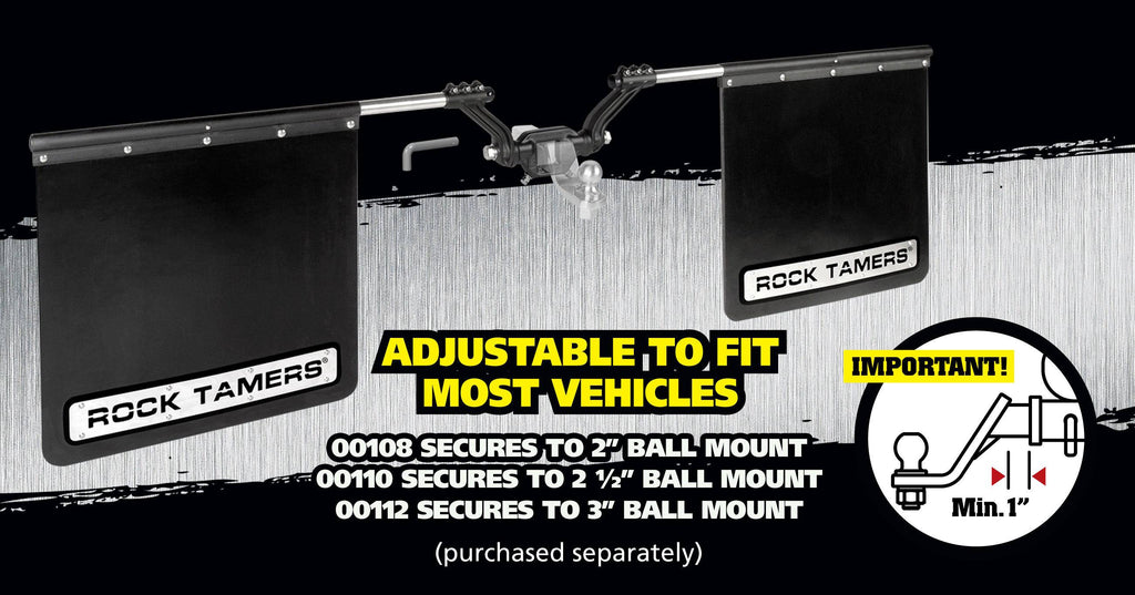 00108™ MUDFLAP SYSTEM - ROCK TAMERS - Récréashop