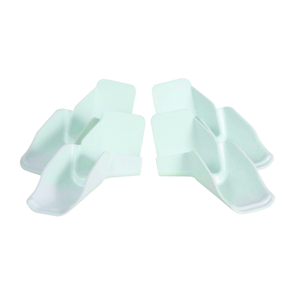 EMBOUTS DE GOUTTIERE RV PRO BLANCS PQT/4 - Récréashop