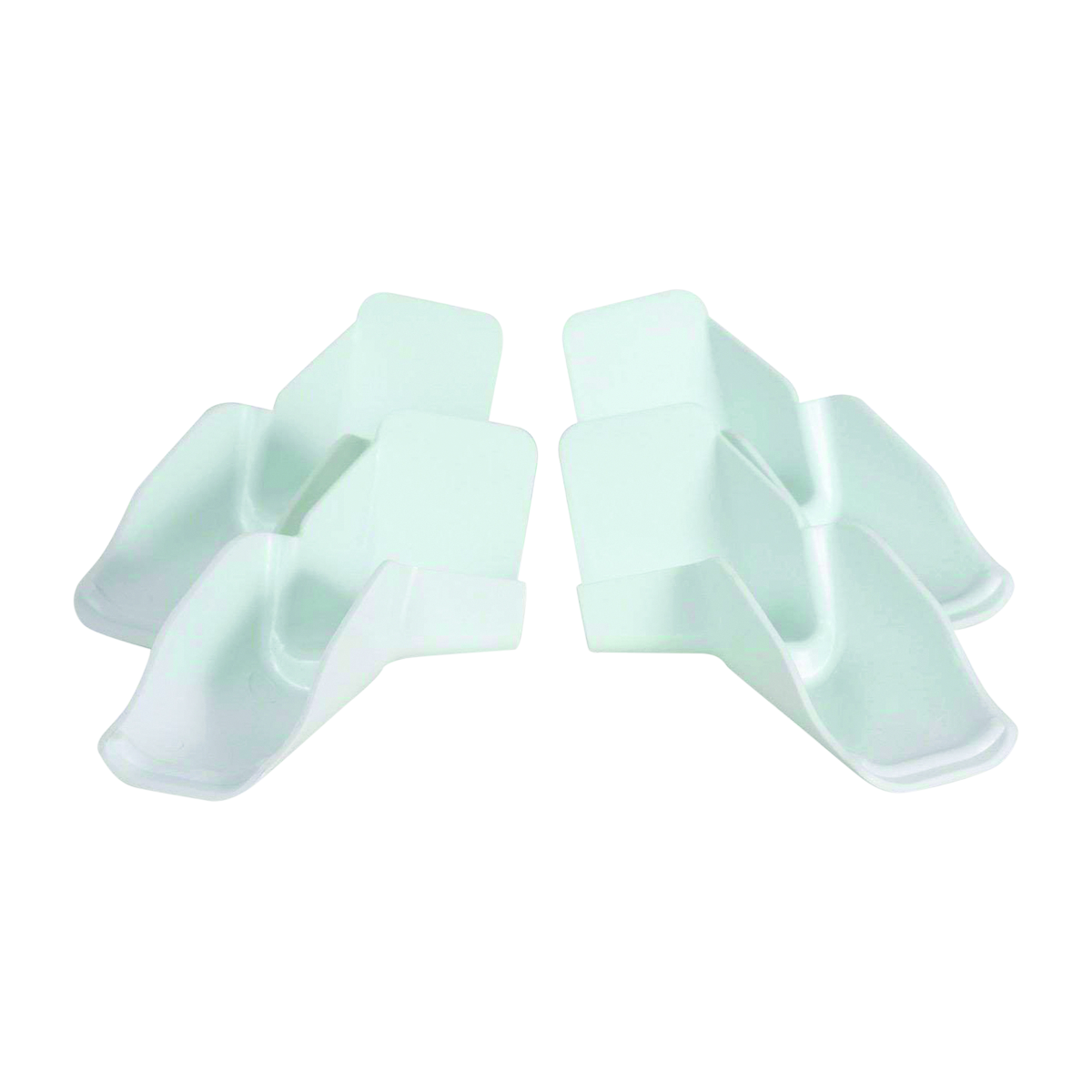 EMBOUTS DE GOUTTIERE RV PRO BLANCS PQT/4 - Récréashop