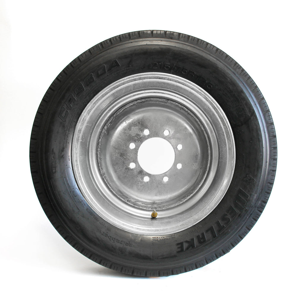 Pneu radial 215/75R175 16 plis LRH 4805 lbs Westlake et jante 17 1/2" 8 trous galvanisée - RecreaShop