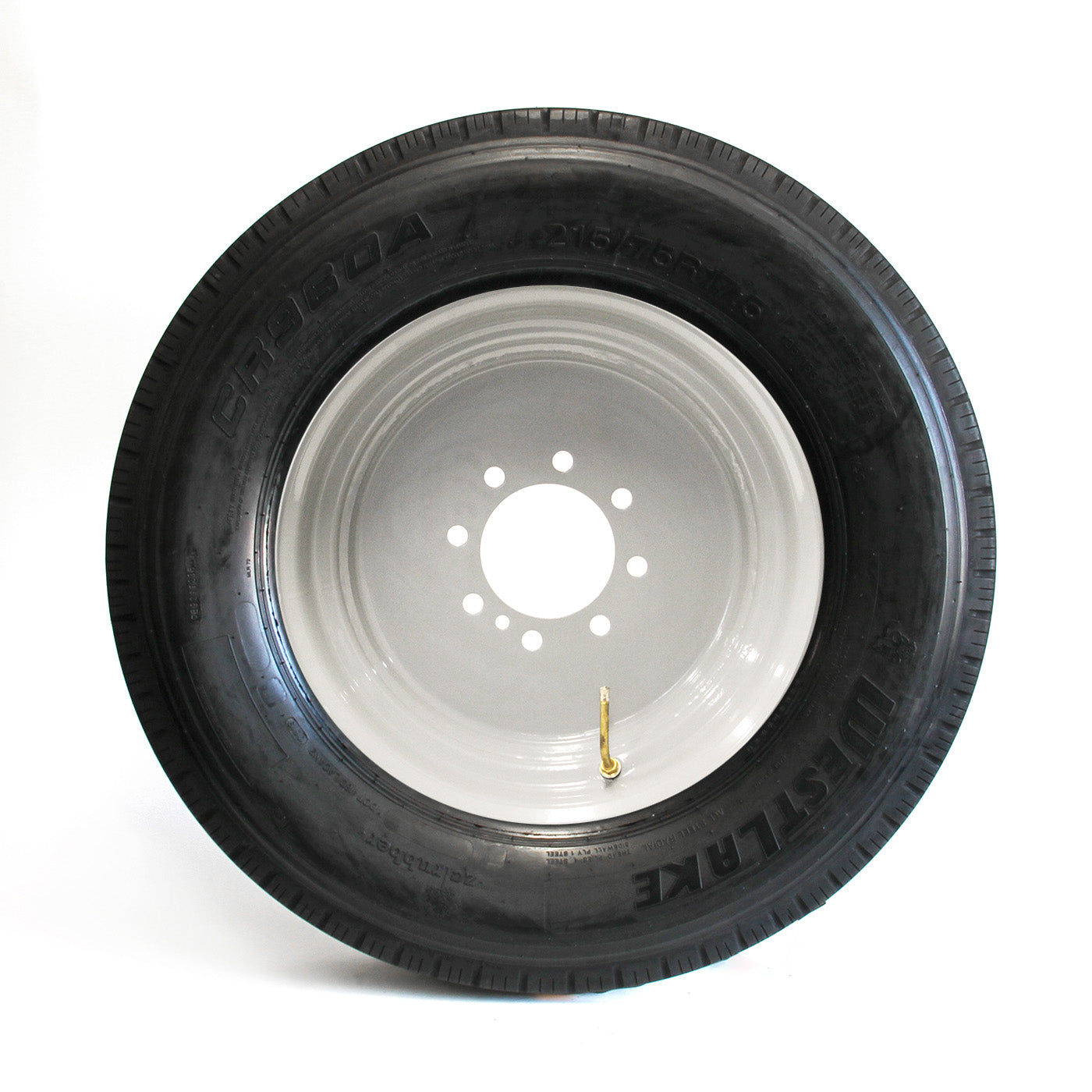 Pneu radial 215/75R175 16 plis LRH 4805 lbs Westlake et jante 17 1/2" 8 trous blanche - RecreaShop