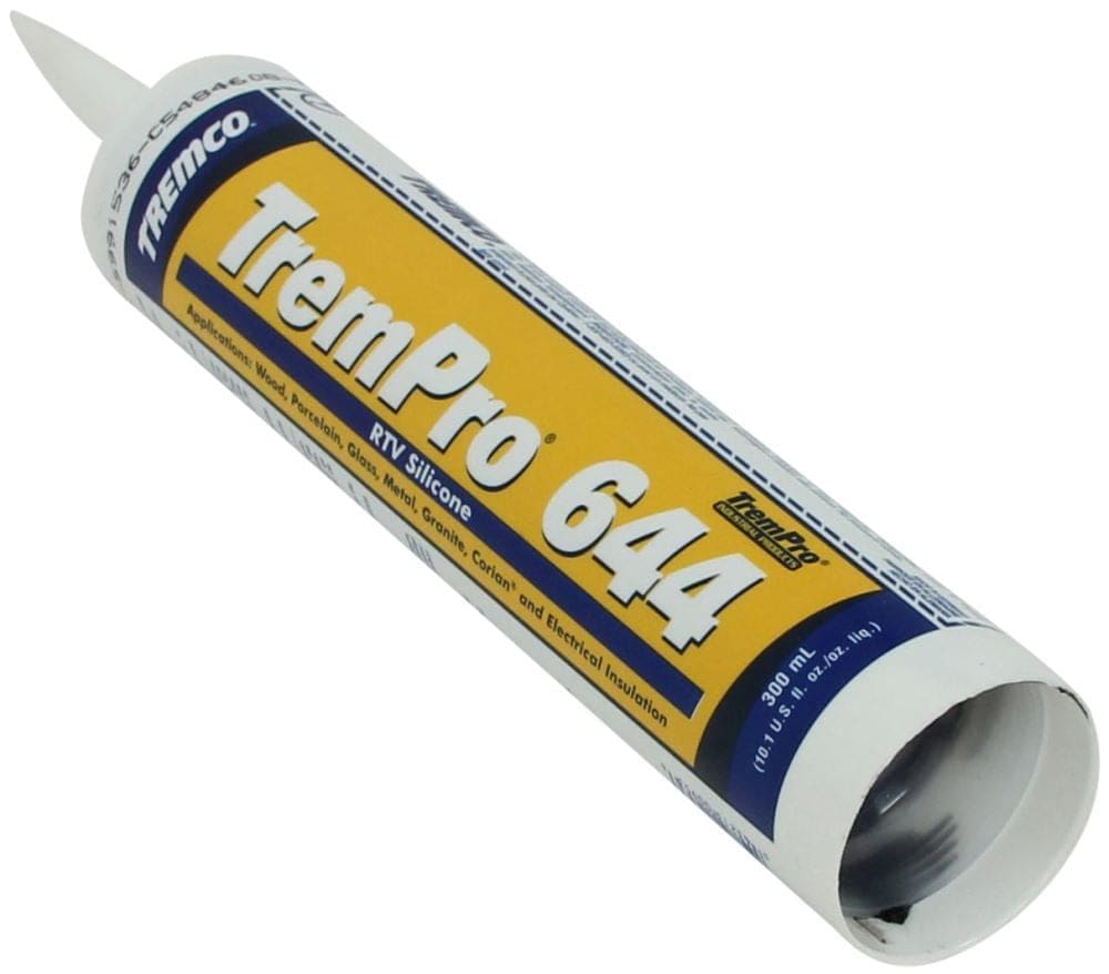 (CAISSE) TREMPRO 644 RTV SILICONE - NOIR - Récréashop