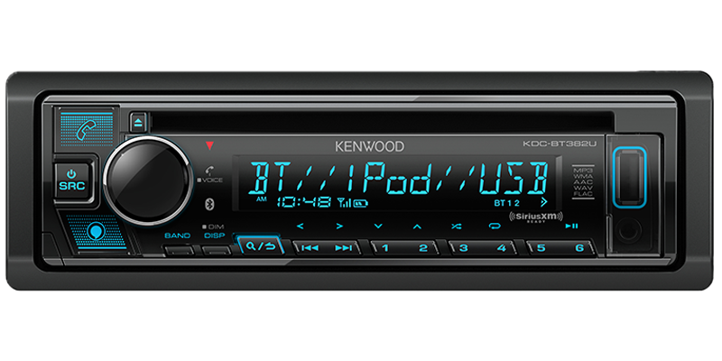 RADIO CD BLUETOOTH DIN SIMPLE 50Wx4 - Récréashop